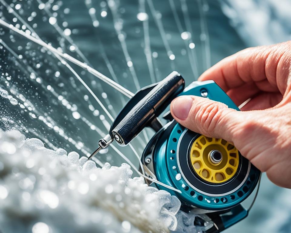 cleaning fishing tackle