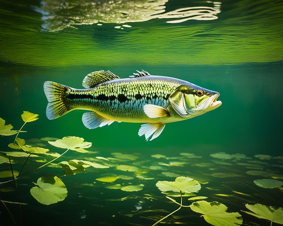 Largemouth Bass in Natural Habitat