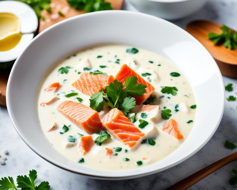 Salmon Coconut Chowder